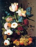 unknow artist Floral, beautiful classical still life of flowers.132 oil painting on canvas
